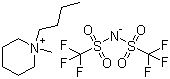 1-Butyl-1-methylpiperidinium bis(trifluoromethylsulfonyl)imide molecular structure (CAS 623580-02-9)
