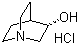 3-Quinuclidinol hydrochloride molecular structure (CAS 6238-13-7)