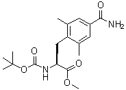 4-(Aminocarbonyl)-N-[(1,1-dimethylethoxy)carbonyl]-2,6-dimethyl-L-phenylalanine methyl ester molecular structure (CAS 623950-05-0)