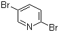 2,5-二溴吡啶分子结构 (CAS 624-28-2)