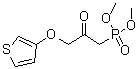 [2-Oxo-3-(3-thienyloxy)propyl]phosphonic acid dimethyl ester molecular structure (CAS 62401-58-5)