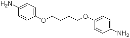 structure of CAS# 6245-50-7, 1,4-Bis(4-aminophenoxy)butane;4-[4-(4-Aminophenoxy)butoxy]aniline; beta,beta'-Bi-p-phenetidine