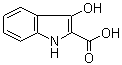 结构式 CAS# 6245-93-8, 3-羟基吲哚-2-羧酸