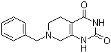 结构式 CAS# 62459-02-3, 7-苄基-5,6,7,8-四氢吡啶并[3,4-d]嘧啶-2,4(1H,3H)-二酮