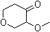 3-Methoxytetrahydro-4H-pyran-4-one molecular structure (CAS 624734-17-4)
