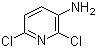 2,6-Dichloropyridin-3-amine molecular structure (CAS 62476-56-6)