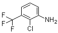 2-氯-3-(三氟甲基)苯胺分子结构 (CAS 62476-58-8)