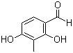 structure of CAS# 6248-20-0, 2,4-Dihydroxy-3-methylbenzaldehyde