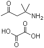 4-Amino-4-methyl-2-pentanone ethanedioate molecular structure (CAS 625-03-6)