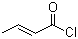 structure of CAS# 625-35-4, (E)-2-Butenoyl chloride;trans-Crotonyl chloride