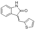 3-[(Thien-2-yl)methylene]-2-indolinone molecular structure (CAS 62540-08-3)