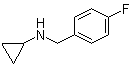 结构式 CAS# 625437-46-9, 环丙基(4-氟苄基)胺
