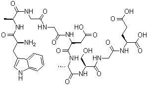 结构式 CAS# 62568-57-4, 依米地肽