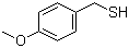 4-甲氧基苄硫醇分子结构 (CAS 6258-60-2)