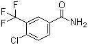 4-Chloro-3-(trifluoromethyl)benzamide molecular structure (CAS 62584-23-0)