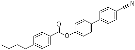 4-Cyanobiphenyl-4'-butylbenzoate molecular structure (CAS 62622-28-0)