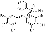Bromophenol Blue sodium salt molecular structure (CAS 62625-28-9)
