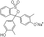 结构式 CAS# 62625-29-0, 甲酚红; 邻甲酚红; 甲酚红钠盐