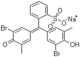 structure of CAS# 62625-30-3, Bromocresol Purple sodium salt;5',5''-Dibromo-o-cresolsulfonephthalein sodium salt; BCP