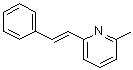 2-Methyl-6-(2-phenylethenyl)pyridine molecular structure (CAS 6266-99-5)