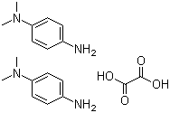 structure of CAS# 62778-12-5, N,N-Dimethyl-1,4-phenylenediamine oxalate;N,N-Dimethyl-p-phenylenediamine hemioxalate salt