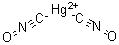 雷酸汞分子结构 (CAS 628-86-4)