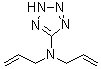 N,N-Di-2-propen-1-yl-2H-tetrazol-5-amine molecular structure (CAS 6280-33-7)