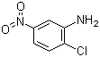 结构式 CAS# 6283-25-6, 2-氯-5-硝基苯胺; 5-硝基-2-氯苯胺