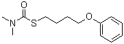 structure of CAS# 62850-32-2, Fenothiocarb;N,N-Dimethylcarbamothioic acid S-(4-phenoxybutyl) ester; Panocon; Phenothiocarb