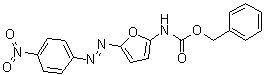 [5-[(4-硝基苯基)偶氮]-2-呋喃基]氨基甲酸苄酯分子结构 (CAS 6286-33-5)