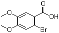 structure of CAS# 6286-46-0, 2-Bromo-4,5-dimethoxybenzoic acid