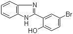 structure of CAS# 62871-28-7, 2-(2-Benzimidazolyl)-4-bromophenol;2-(2'-Hydroxy-5'-bromophenyl)benzimidazole