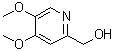 4,5-二甲氧基-2-吡啶甲醇分子结构 (CAS 62885-49-8)