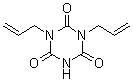 二烯丙基异氰脲酸酯分子结构 (CAS 6294-79-7)