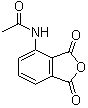 结构式 CAS# 6296-53-3, 3-乙酰氨基邻苯二甲酸酐