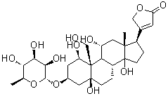 g-Strophanthin molecular structure (CAS 630-60-4)