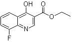 8-Fluoro-4-hydroxyquinoline-3-carboxylic acid ethyl ester molecular structure (CAS 63010-69-5)