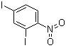 2,4-二碘-1-硝基苯分子结构 (CAS 6303-60-2)