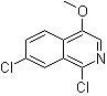 structure of CAS# 630423-36-8, 1,7-Dichloro-4-methoxyisoquinoline