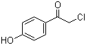 structure of CAS# 6305-04-0, 2-Chloro-4'-hydroxyacetophenone;2-Chloro-1-(4-hydroxyphenyl)ethan-1-one; 2-Chloro-1-(4-hydroxy-phenyl)ethanone
