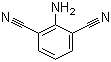 structure of CAS# 63069-52-3, 2,6-Dicyanoaniline;2-Amino-1,3-benzenedicarbonitrile