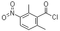 2,6-Dimethyl-3-nitrobenzoyl chloride molecular structure (CAS 6307-78-4)