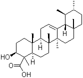 structure of CAS# 631-69-6, beta-Boswellic Acid