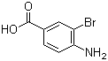 structure of CAS# 6311-37-1, 4-Amino-3-bromobenzoic acid;ZR BE DVQ