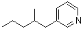3-(2-Methylpentyl)pyridine molecular structure (CAS 6311-93-9)