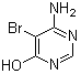 structure of CAS# 6312-71-6, 4-Amino-5-bromo-6-hydroxypyrimidine;NSC 40392