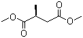结构式 CAS# 63163-08-6, (S)-(-)-2-甲基琥珀酸甲酯; 右旋-2-甲基琥珀酸甲酯