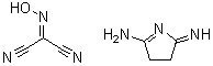 3,4-Dihydro-2-imino-2H-pyrrol-5-amine compd. with (hydroxyimino)propanedinitrile molecular structure (CAS 6318-05-4)