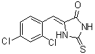 5-[(2,4-Dichlorophenyl)methylene]-2-thioxo-4-imidazolidinone molecular structure (CAS 6318-38-3)