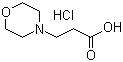 3-(Morpholin-4-yl)propionic acid hydrochloride molecular structure (CAS 6319-95-5)